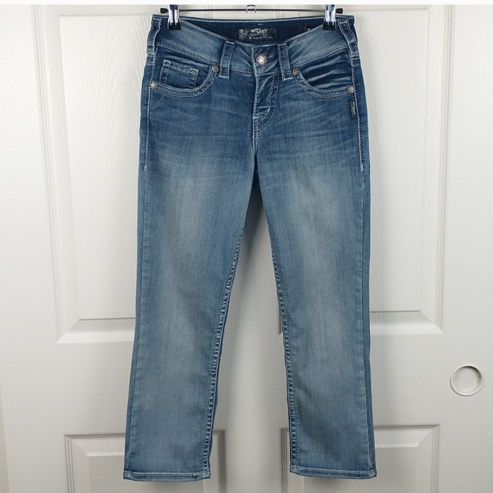 Suki Womens Mid Rise Capri